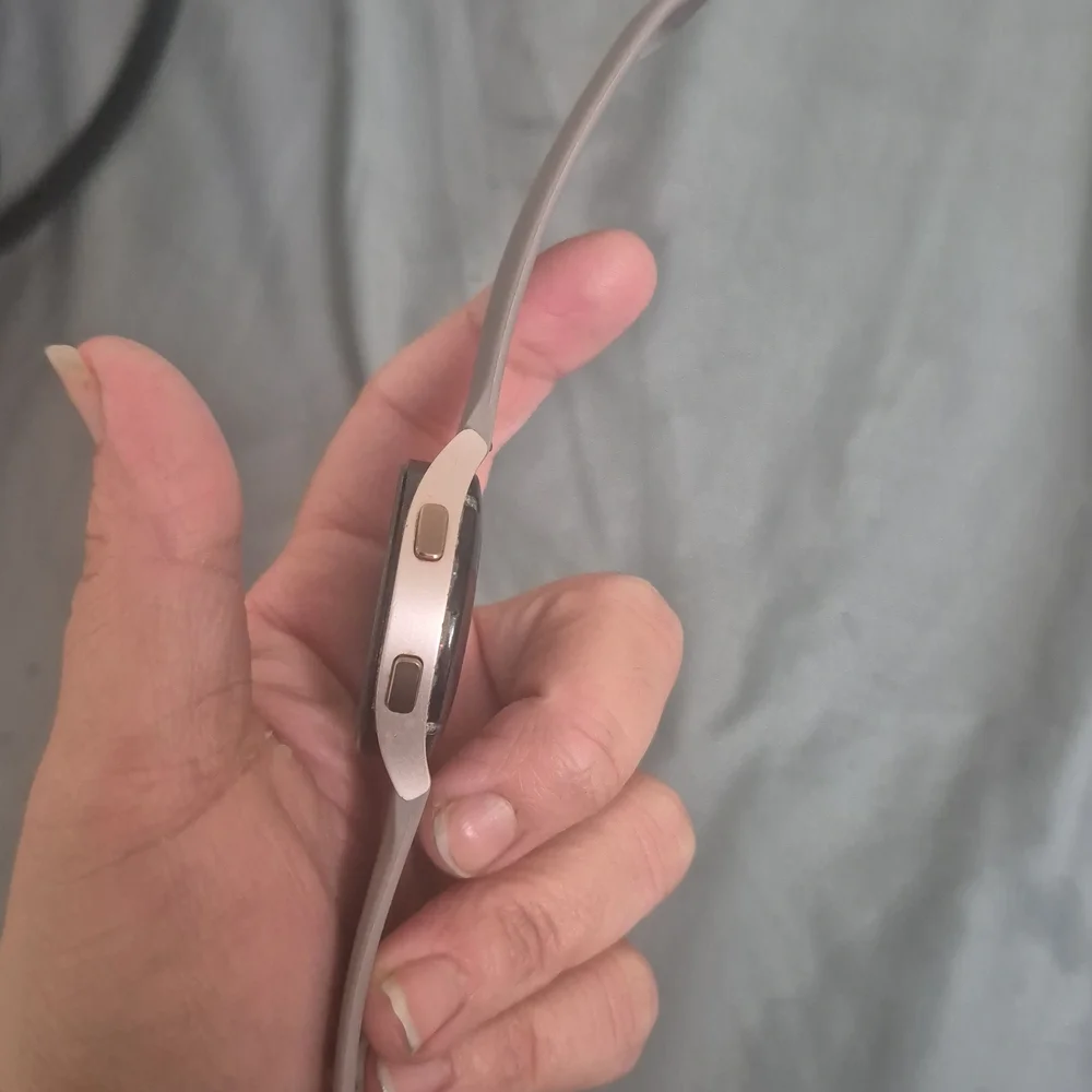 Samsung Smartwatch with Beige Band